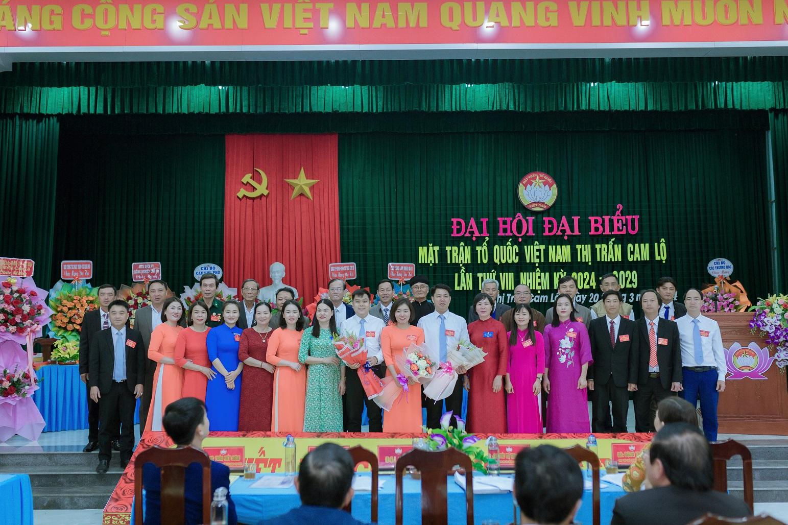 Đại hội đại biểu Mặt trận Tổ quốc Việt Nam thị trấn Cam Lộ lần thứ VIII, nhiệm kỳ 2024 - 2029.
